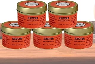 Bougies De Survie, 5 Pièces Bougie De Survie Longue Durée, 30 Heures, Équipement Multifonction Pour Camping Préparation Tempête Éclairage Abri
