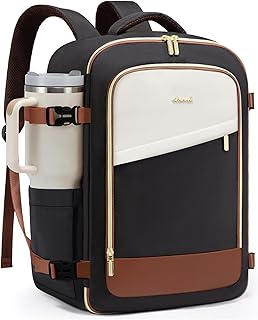 Sac de Voyage Cabine, Sac à Dos Avion Léger et Étanche, Bagage Main Femme Homme pour Ryanair EasyJet, Sacs à Main de Voyage, Weekend, Affaires, Voyage, Valise Cabine Compacte