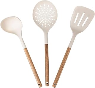 5five - lot de 3 ustensiles de cuisine harmony en acacia